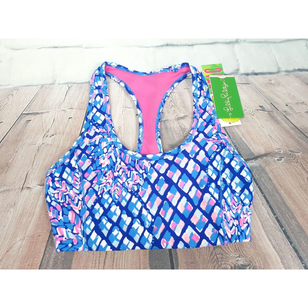 NEW Set Lilly Pulitzer Teegan Sports Bra & Cropped Pants. - Picture 9 of 11